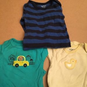 THREE NB Onesies Carters